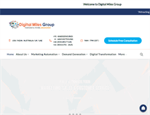 Tablet Screenshot of digitalmilesgroup.com